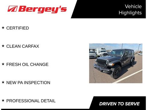 Certified 2025 Jeep Wrangler Unlimited Sport S 4xe AWD/4WD image 5