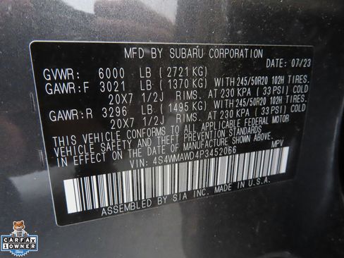 Used 2023 Subaru Ascent Touring w/ Popular Package #2A AWD/4WD image 28