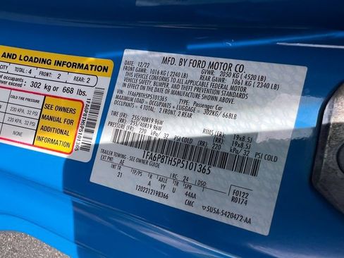 Used 2023 Ford Mustang Coupe w/ Wheel & Stripe Package RWD image 32