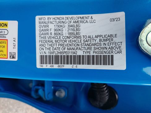 Certified 2023 Honda Civic Sport image 38