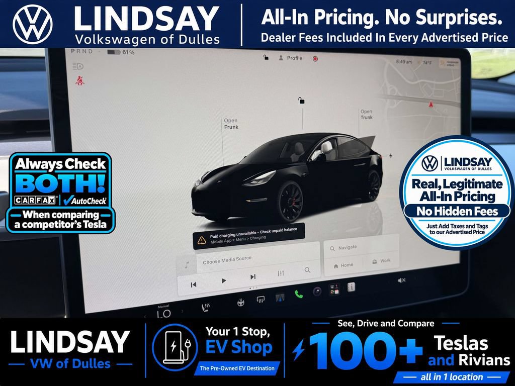 Used 2022 Tesla Model 3 Performance AWD/4WD image 18