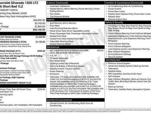 Used 2023 Chevrolet Silverado 1500 LTZ w/ Technology Package AWD/4WD image 6