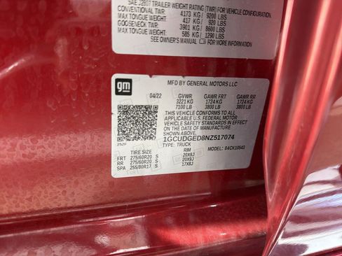 Used 2022 Chevrolet Silverado 1500 LTZ w/ LTZ Premium Package AWD/4WD image 6
