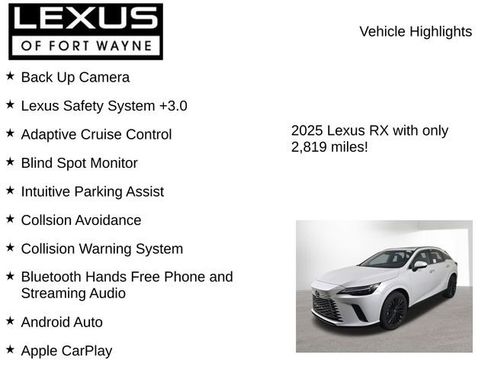 Certified 2025 Lexus RX 350 AWD image 7