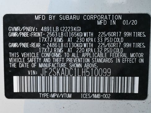 Used 2020 Subaru Forester w/ Alloy Wheel Package image 34