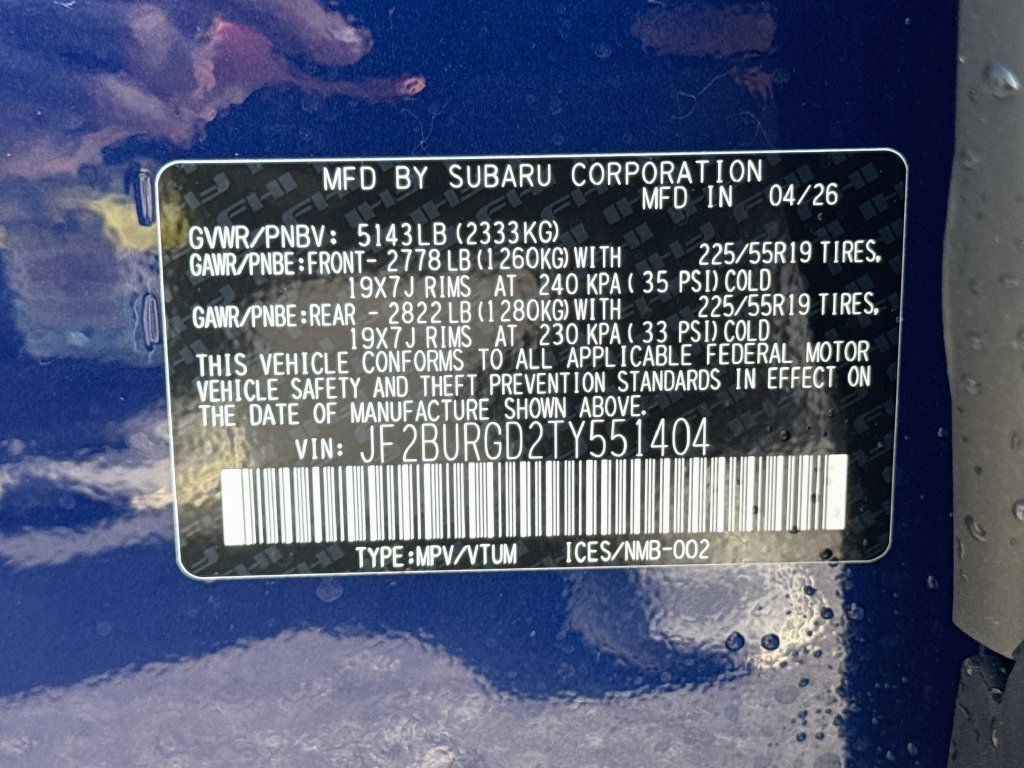 New 2026 Subaru Outback Limited XT AWD/4WD image 31