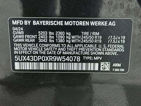 Used 2024 BMW X3 sDrive30i w/ Convenience Package RWD image 33