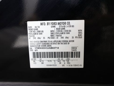 Used 2018 Ford Explorer XLT w/ Class II Trailer Tow Package AWD/4WD image 38