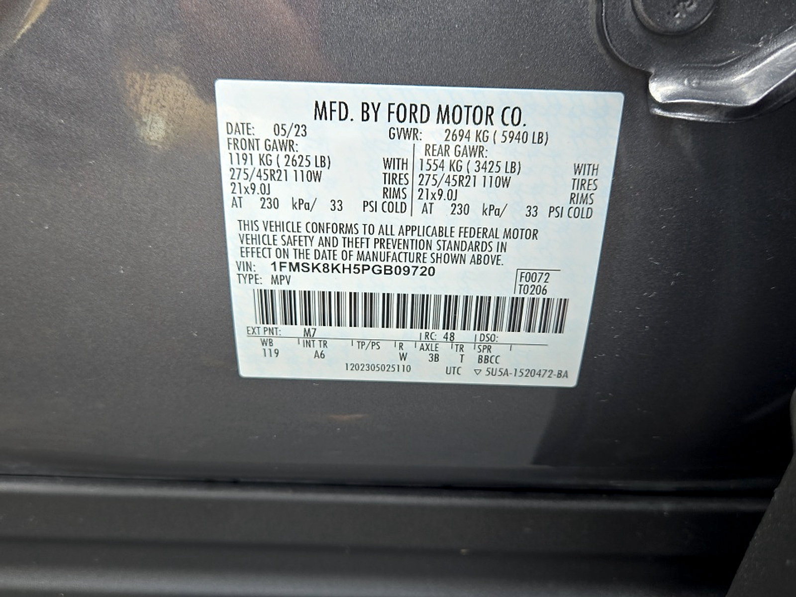 Used 2023 Ford Explorer ST-Line AWD/4WD image 26