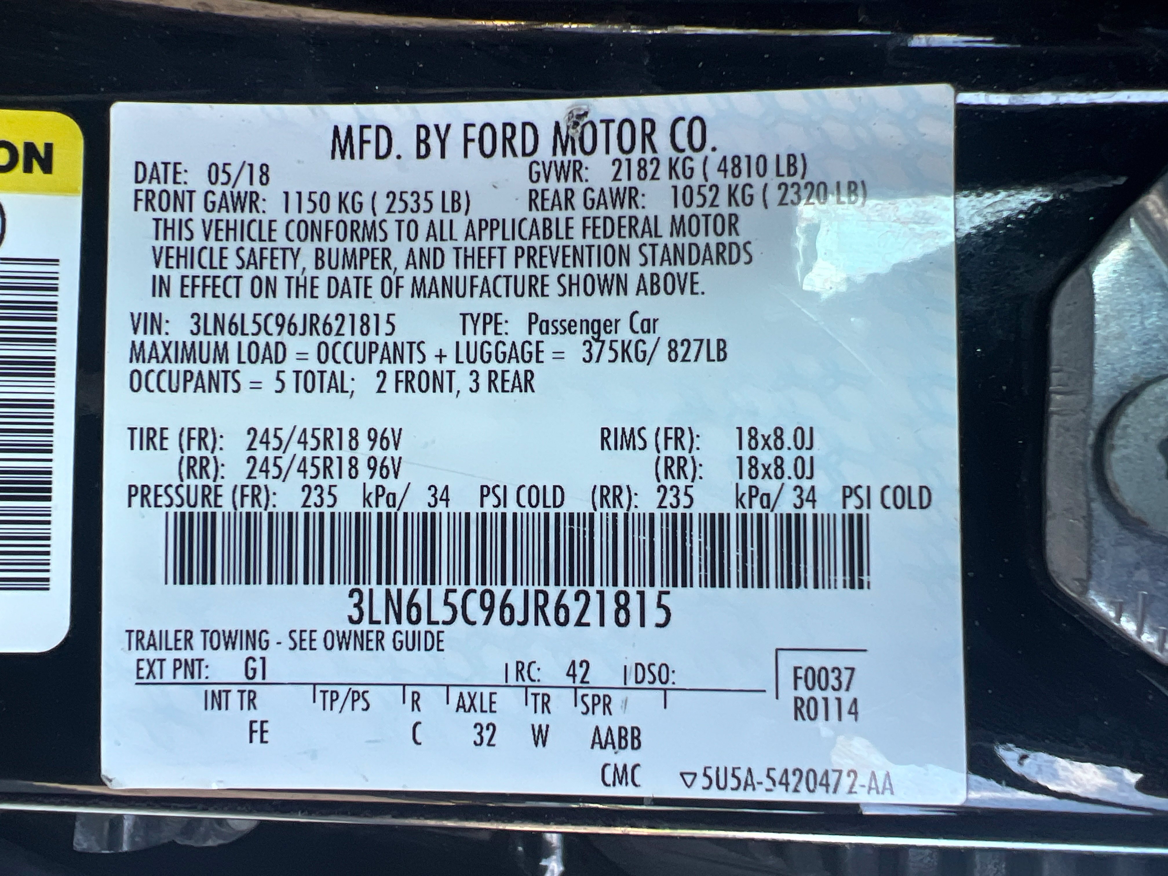 Used 2018 Lincoln MKZ Select w/ Select Plus Package FWD image 27