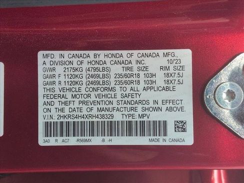 Certified 2024 Honda CR-V EX image 25