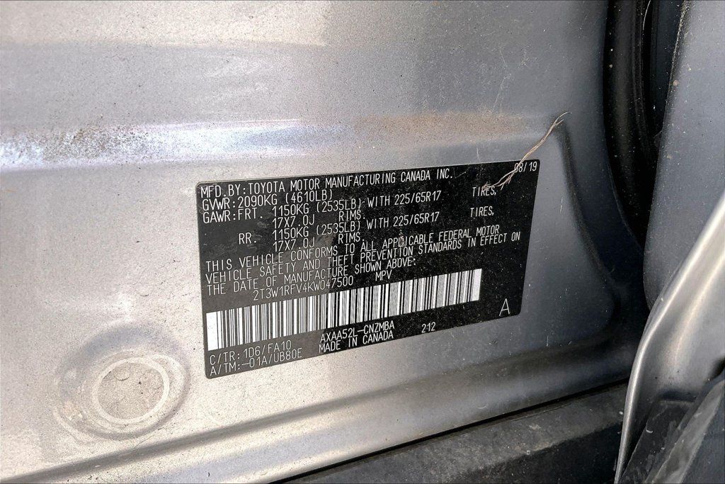 Used 2019 Toyota RAV4 XLE FWD image 19