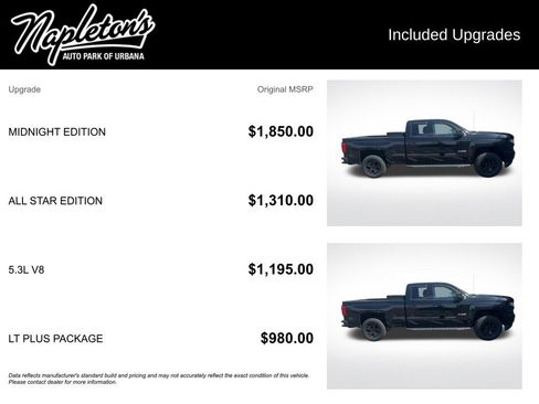 Used 2016 Chevrolet Silverado 1500 LT w/ Midnight Edition AWD/4WD image 9