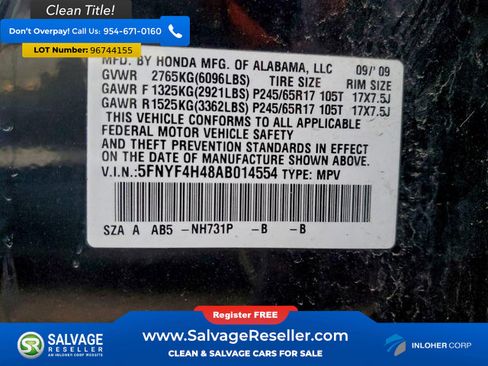 Used 2010 Honda Pilot EX image 17