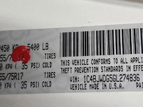 Used 2016 Jeep Wrangler Unlimited Sport w/ Quick Order Package 24S image 34