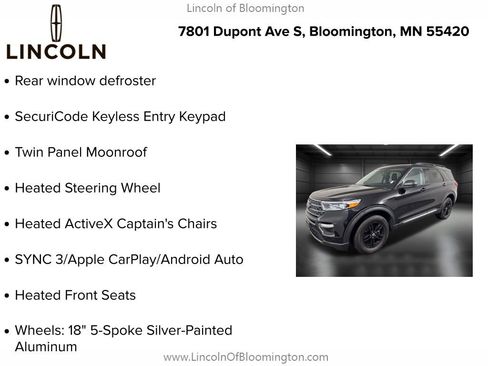 Used 2023 Ford Explorer XLT w/ Equipment Group 202A image 9