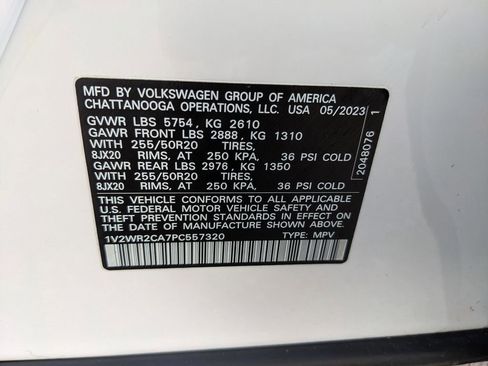 Certified 2023 Volkswagen Atlas SE image 36