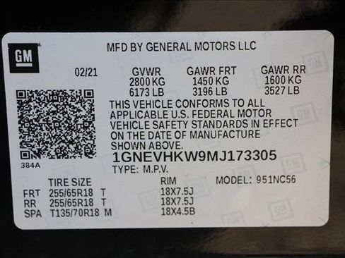 Used 2021 Chevrolet Traverse LT AWD/4WD image 16