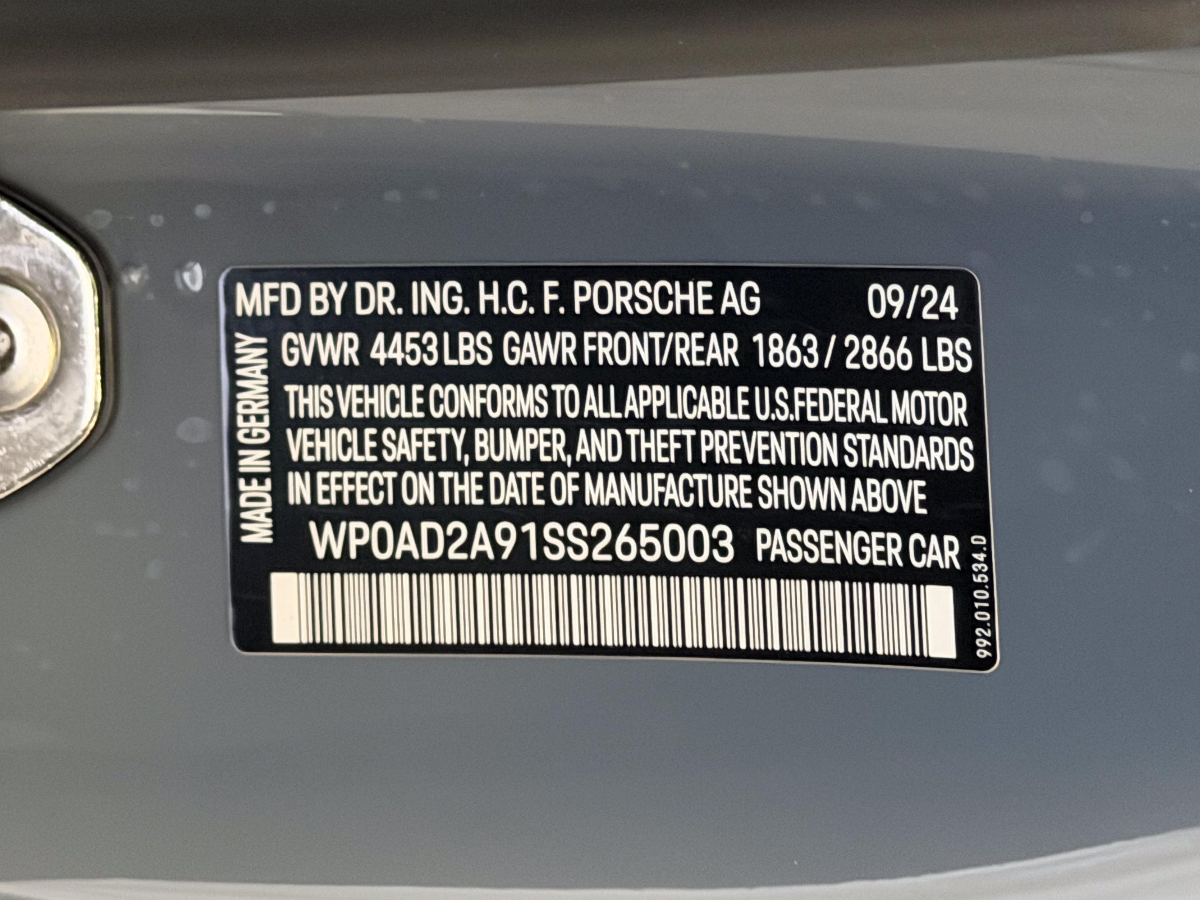 Certified 2025 Porsche 911 Turbo S AWD/4WD image 26