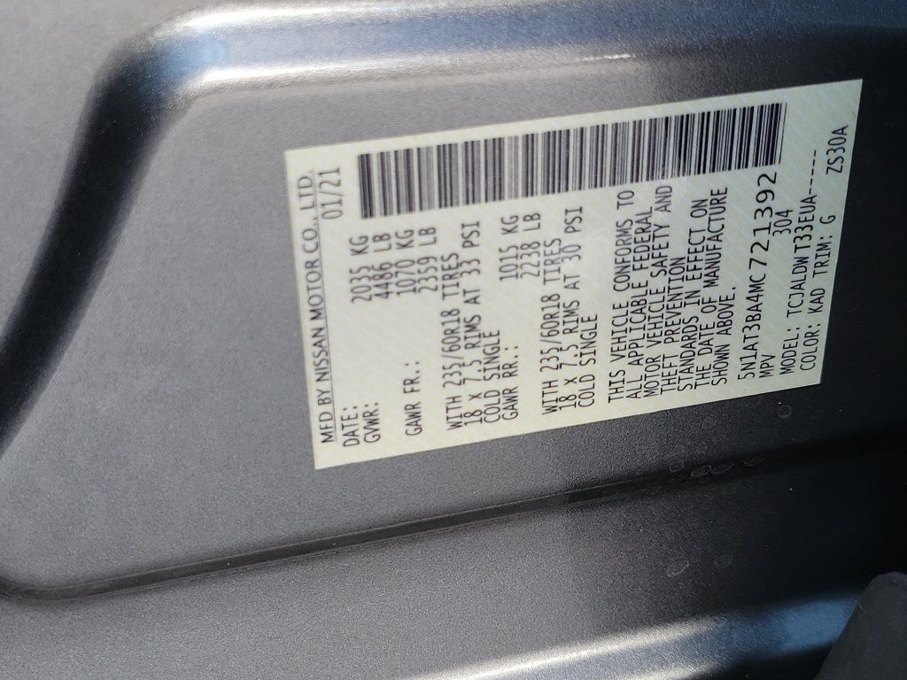 Certified 2021 Nissan Rogue SV FWD image 30