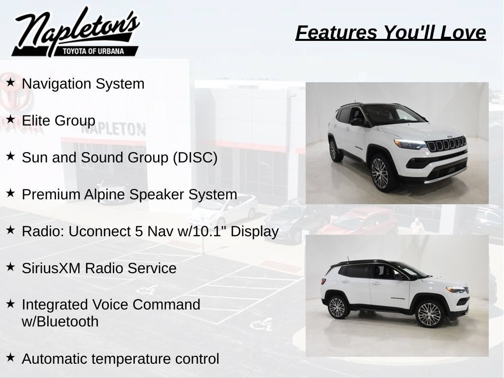 Used 2023 Jeep Compass Limited w/ Elite Group AWD/4WD image 6