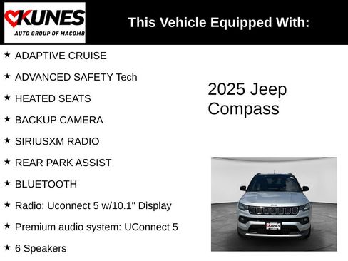 Used 2025 Jeep Compass Limited AWD/4WD image 3