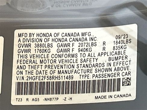 Used 2024 Honda Civic Sport image 26