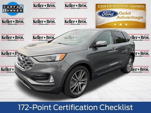 Certified 2024 Ford Edge Titanium w/ Equipment Group 301A AWD/4WD image 3
