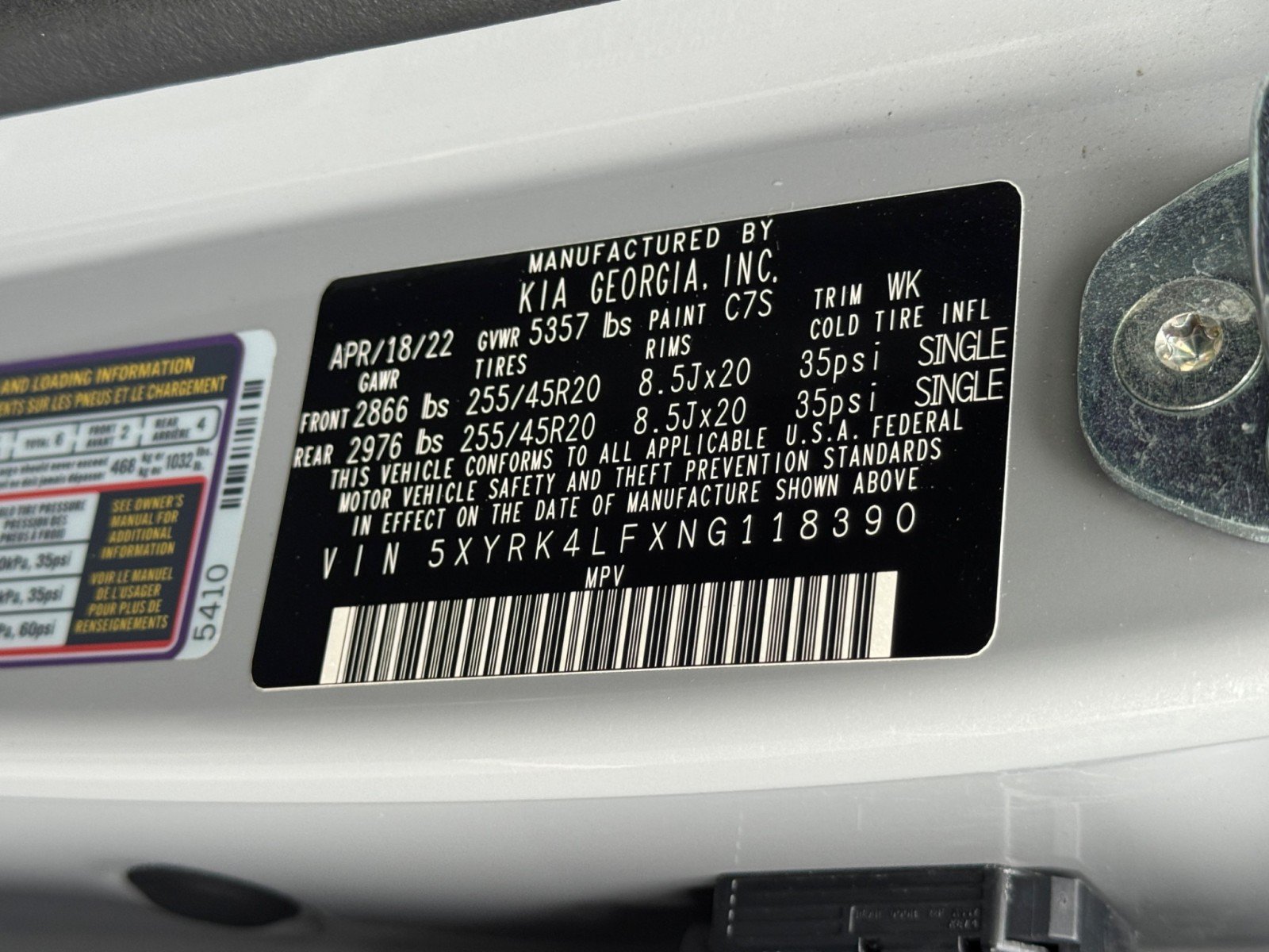Used 2022 Kia Sorento SX FWD image 46