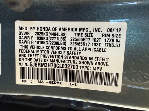 Used 2012 Honda CR-V EX-L image 27