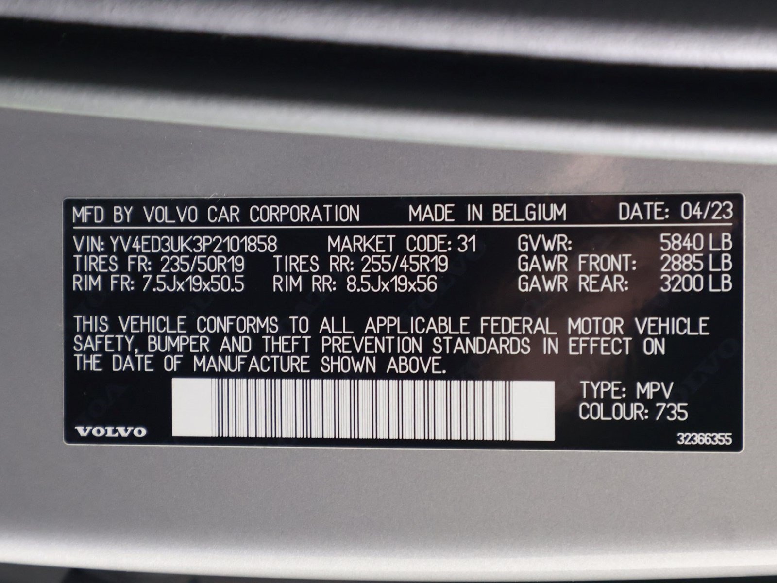 Certified 2023 Volvo XC40 Recharge Core w/ Protection Package Premier AWD/4WD image 16