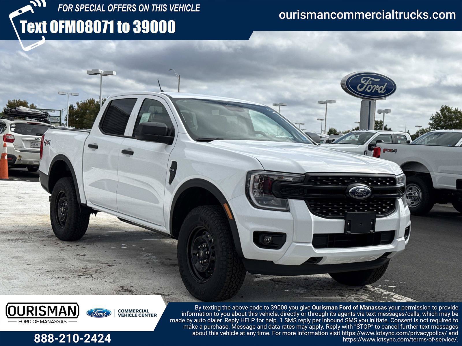 New 2026 Ford Ranger XL w/ Trailer Tow Package AWD/4WD image 1