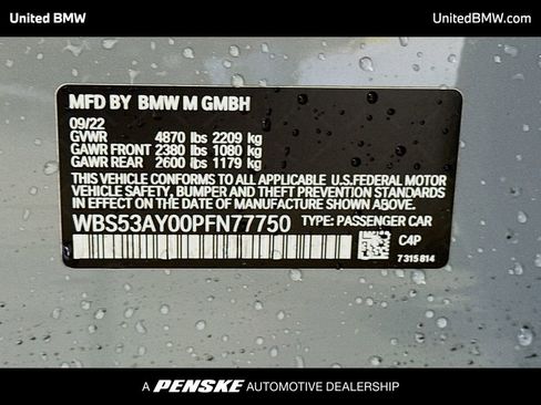 Used 2023 BMW M3 w/ Parking Assistance Package image 15