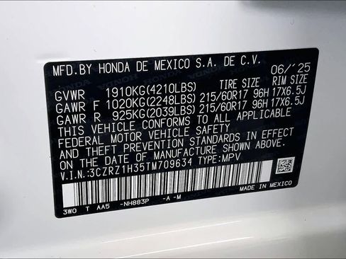 Used 2026 Honda HR-V LX image 34