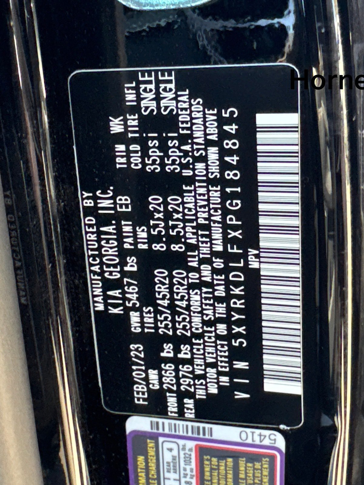 Certified 2023 Kia Sorento SX AWD/4WD image 31