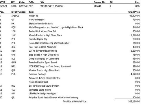 New 2026 Porsche Macan 4S Electric image 7