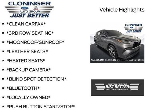 Used 2021 Toyota Highlander XLE FWD image 3