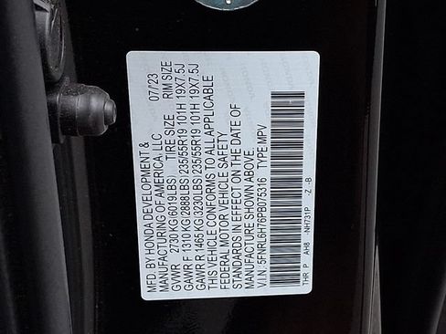 Certified 2023 Honda Odyssey Sport image 28