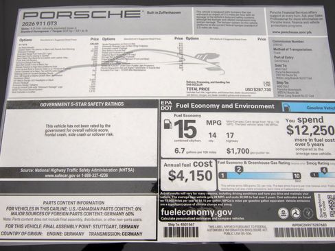 Used 2026 Porsche 911 GT3 RWD image 42