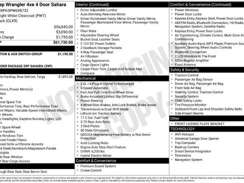 Used 2023 Jeep Wrangler Sahara image 2