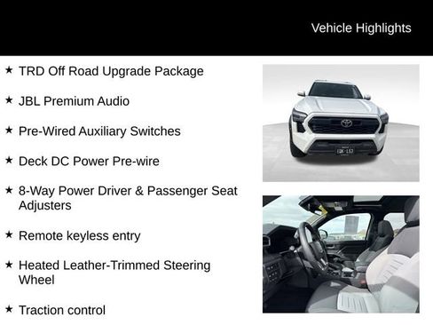 Used 2024 Toyota Tacoma TRD Off-Road w/ TRD Off Road Upgrade Package image 8