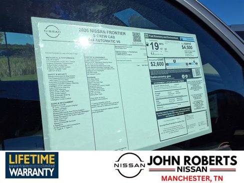 New 2026 Nissan Frontier S image 18