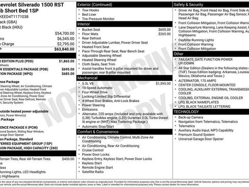 New 2026 Chevrolet Silverado 1500 RST w/ All Star Edition Plus AWD/4WD image 11
