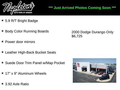 Used 2000 Dodge Durango R/T image 2