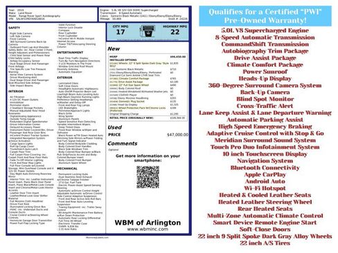 Used 2019 Land Rover Range Rover Sport Autobiography image 2