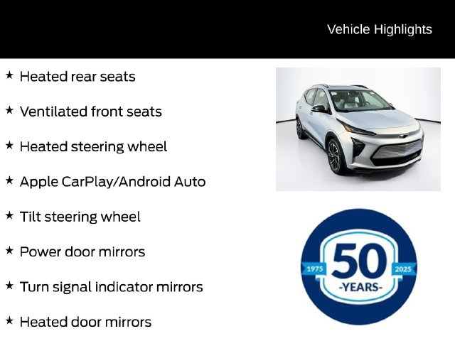 Used 2022 Chevrolet Bolt EUV Premier w/ Sun & Sound Package FWD image 16