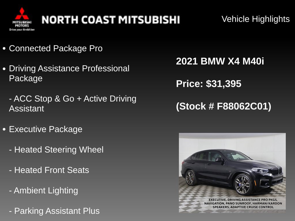 Used 2021 BMW X4 M40i AWD/4WD image 2