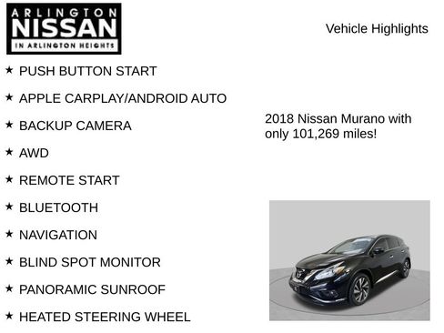 Used 2018 Nissan Murano Platinum AWD/4WD image 7