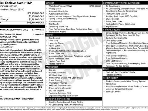 Used 2023 Buick Enclave Avenir w/ Trailering Package, 5000 lbs. AWD/4WD image 1