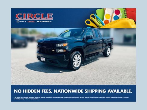 Used 2020 Chevrolet Silverado 1500 Custom w/ Custom Value Package AWD/4WD image 1